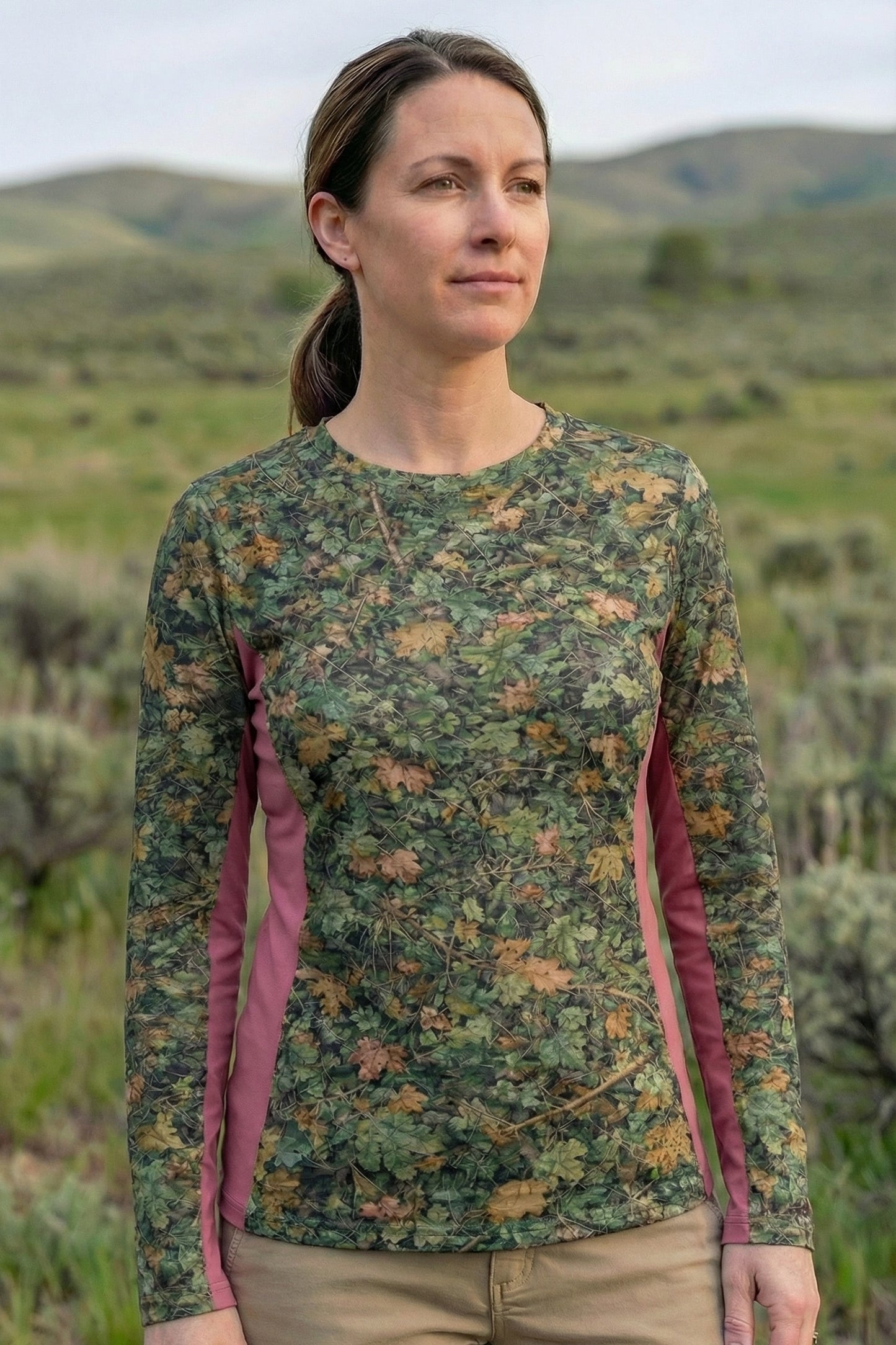 Performance Hunting Long Sleeve - Timber Turkey Forest Floor Strut - TBT27