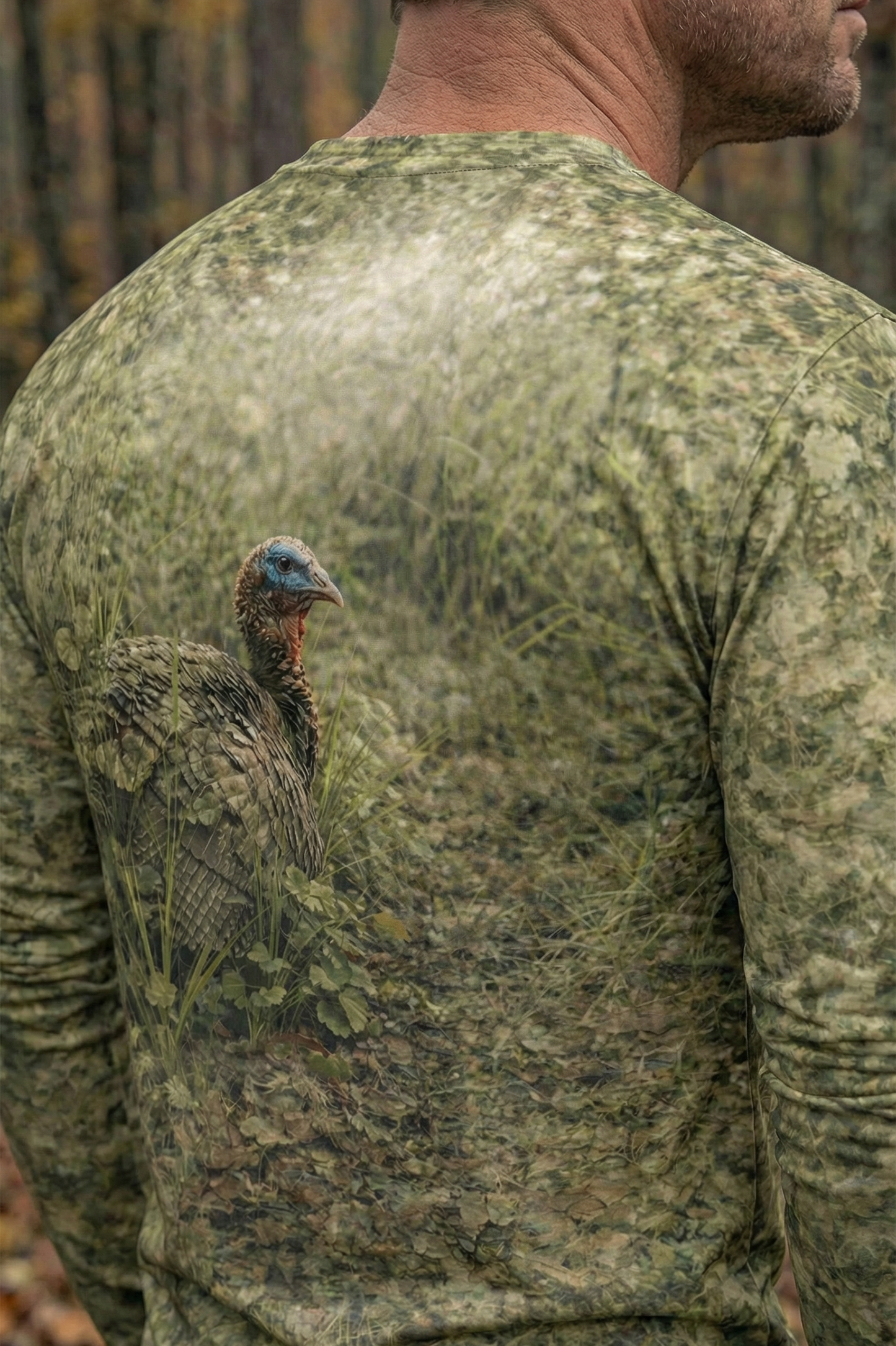 Performance Hunting Long Sleeve - Leaf Floor Timber Turkey - TBT21