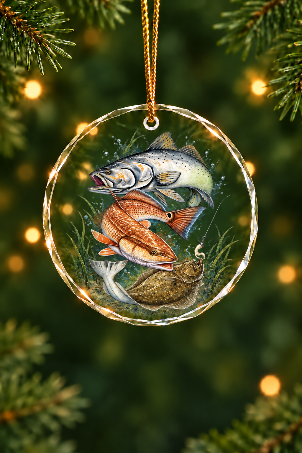 Coastal Grand Slam - Glass Ornament image 1