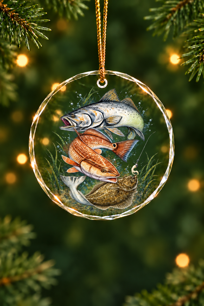 Coastal Grand Slam - Glass Ornament image 1