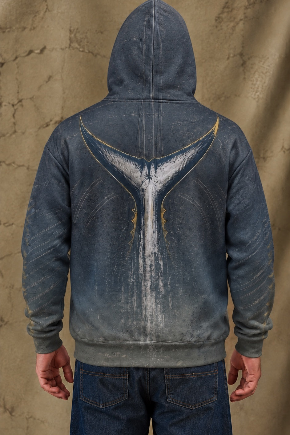 Performance Fleece-Lined Hoodie - Tuna Tail Grunge image 2