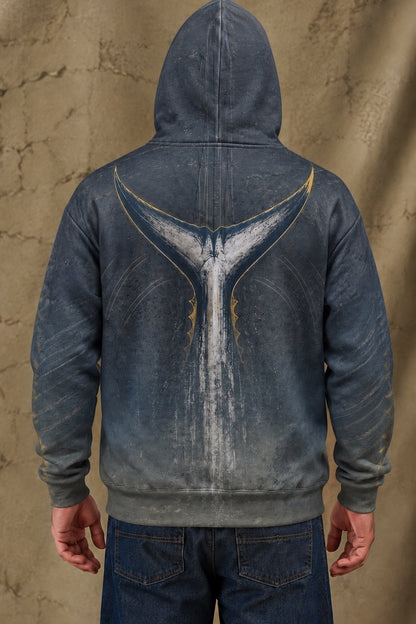 Performance Fleece-Lined Hoodie - Tuna Tail Grunge image 2