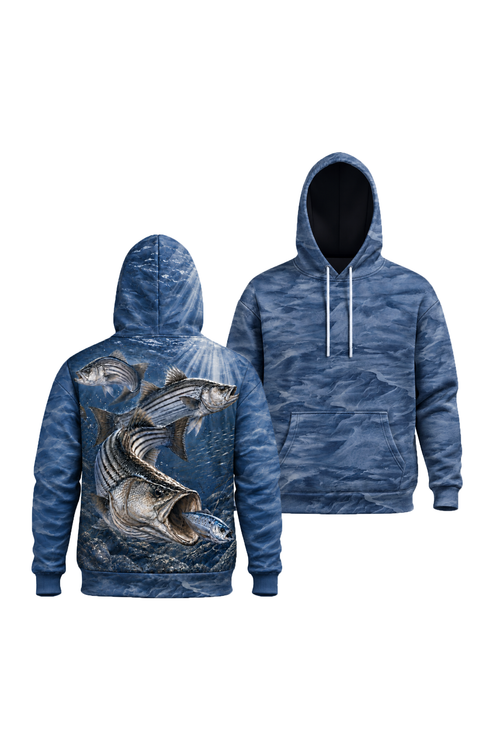 Performance Fleece-Lined Hoodie - Texoma Frenzy Striper image 1