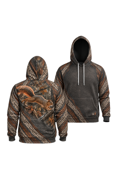 Performance Fleece-Lined Hoodie - Hickory Timber Squirrel Leap image 1
