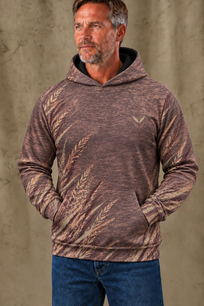 Performance Fleece-Lined Hoodie - Autumn Heather Grouse Flush image 3
