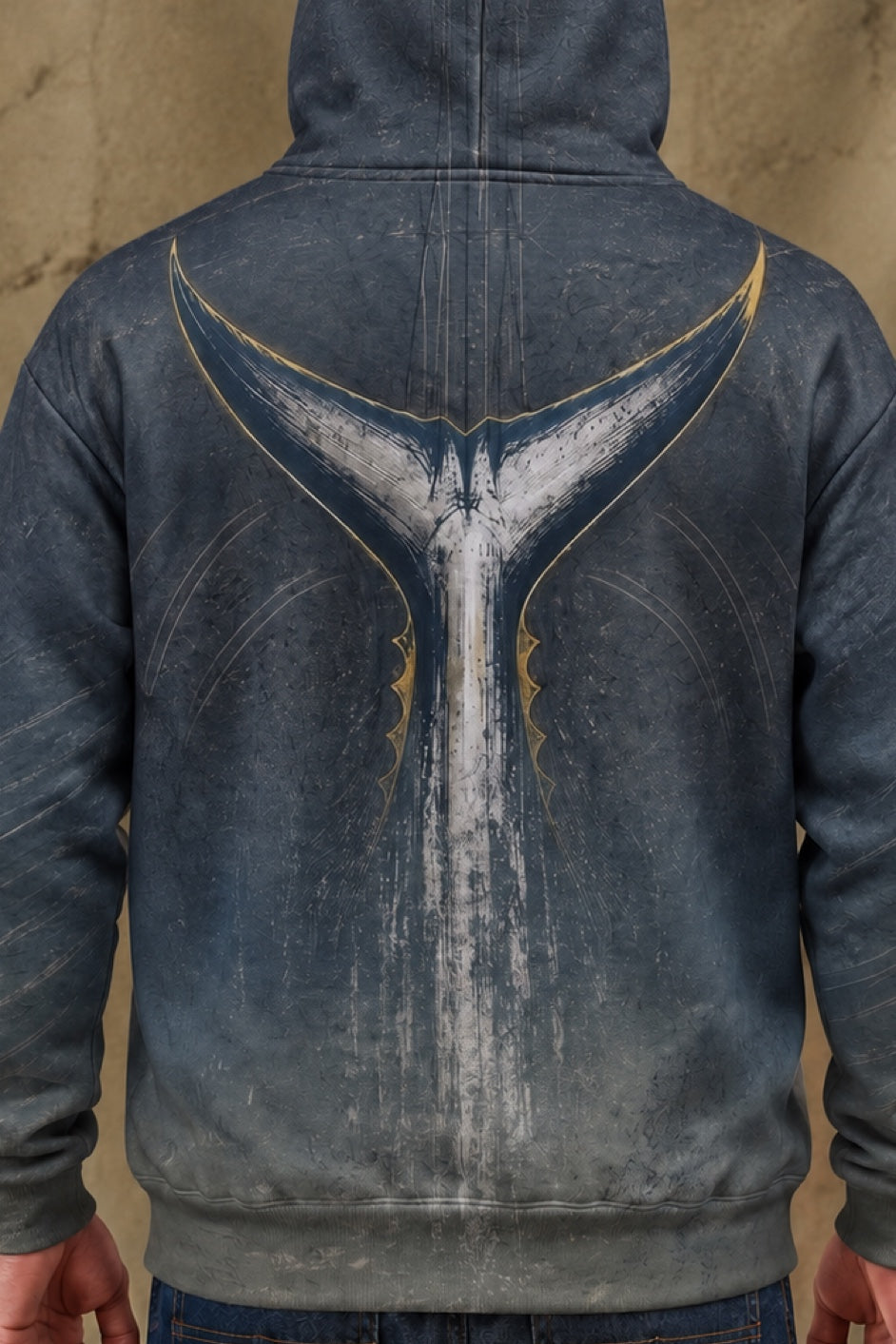Performance Fleece-Lined Hoodie - Tuna Tail Grunge image 4