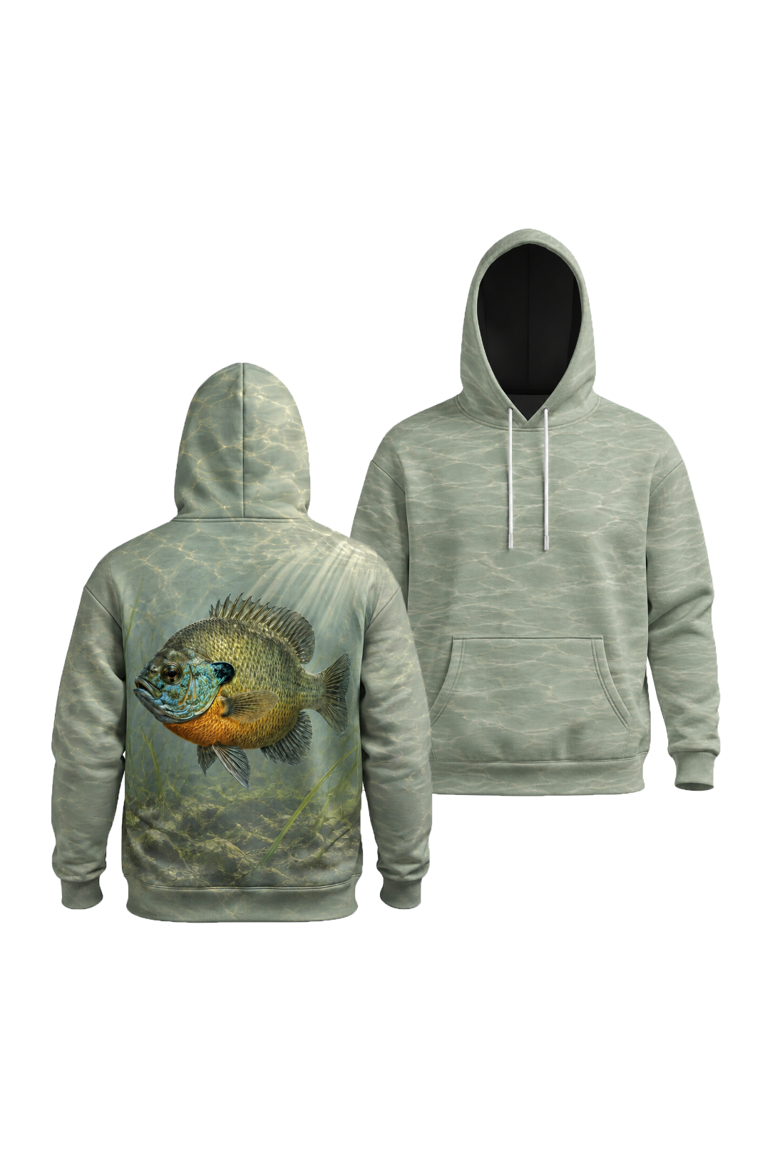 Performance Fleece-Lined Hoodie - Sunlit Marsh Bluegill image 1