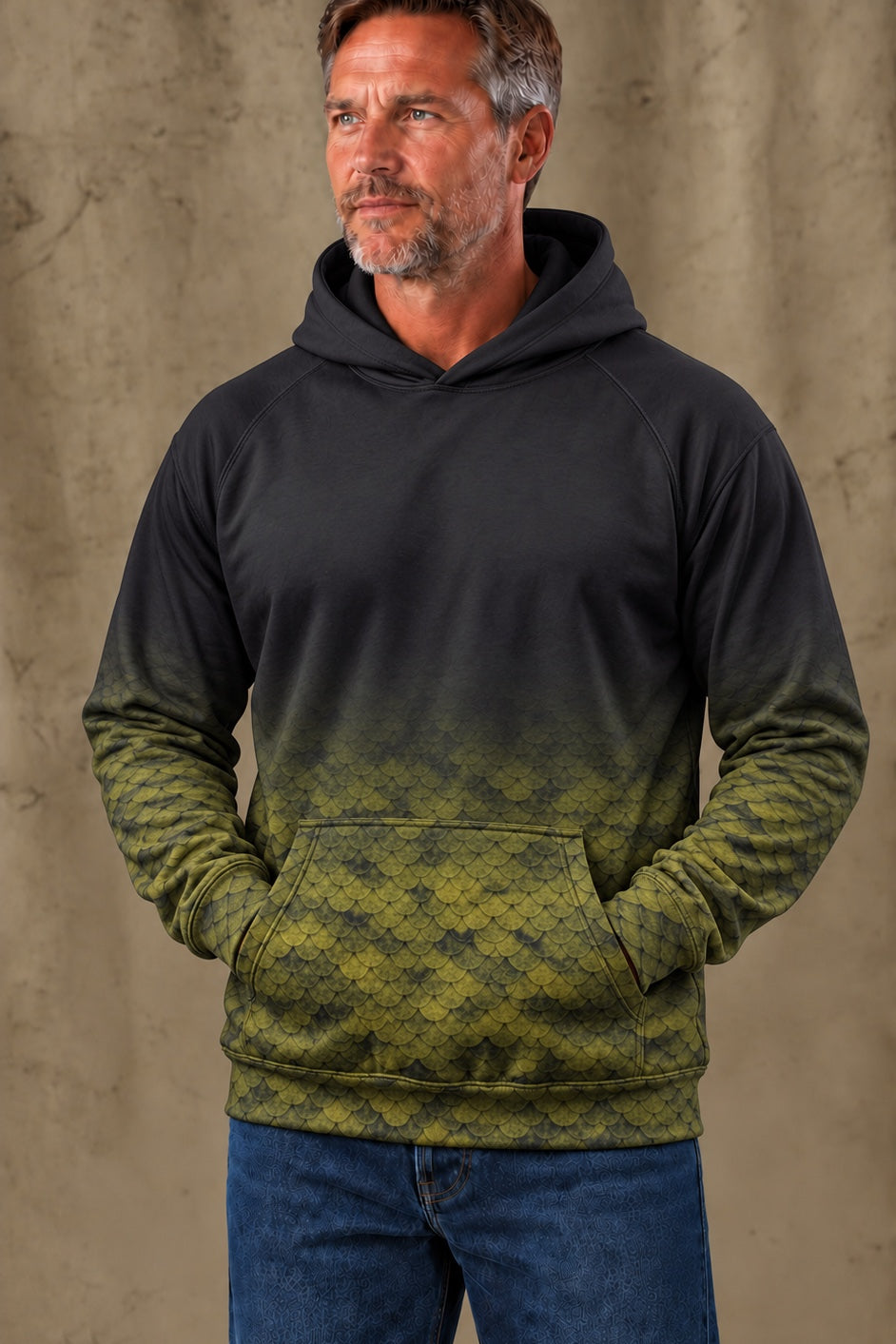 Performance Fleece-Lined Hoodie - Midnight Bass Strike image 3