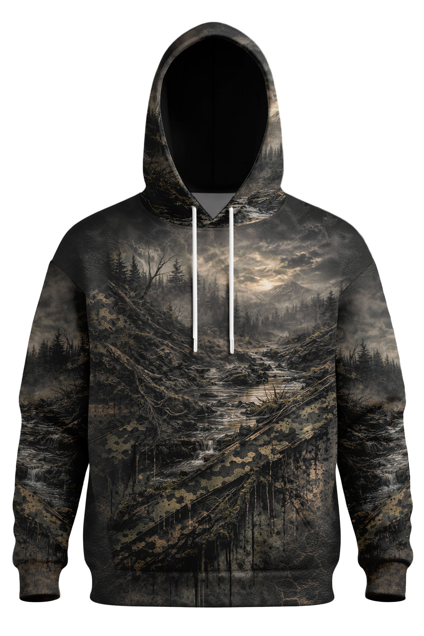 Hunter Fleece Hoodie — Midnight Creek Buck – D8RK