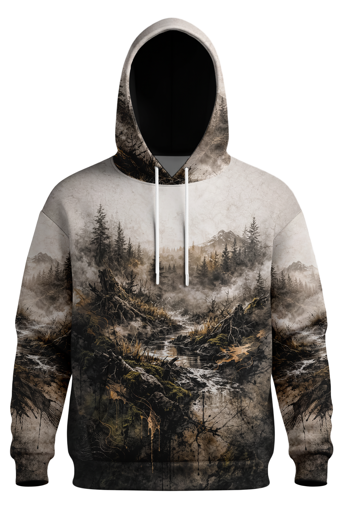 Hunter Fleece Hoodie - Wilderness Moose Creek – M45H