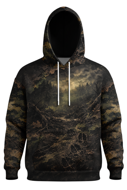 Hunter Fleece Hoodie - Shadow Boar Forest – B4R7