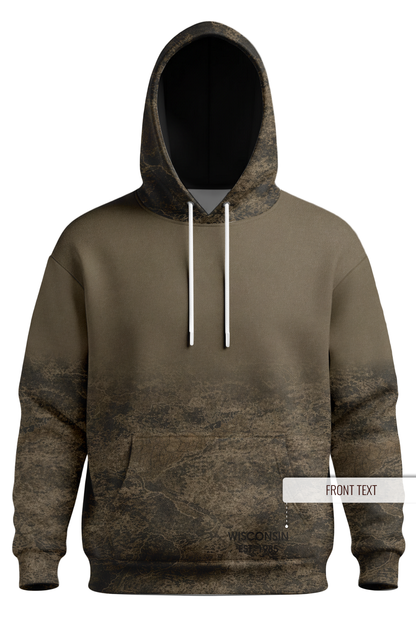 Hunter Fleece Hoodie - Wisconsin Mudland - WL45