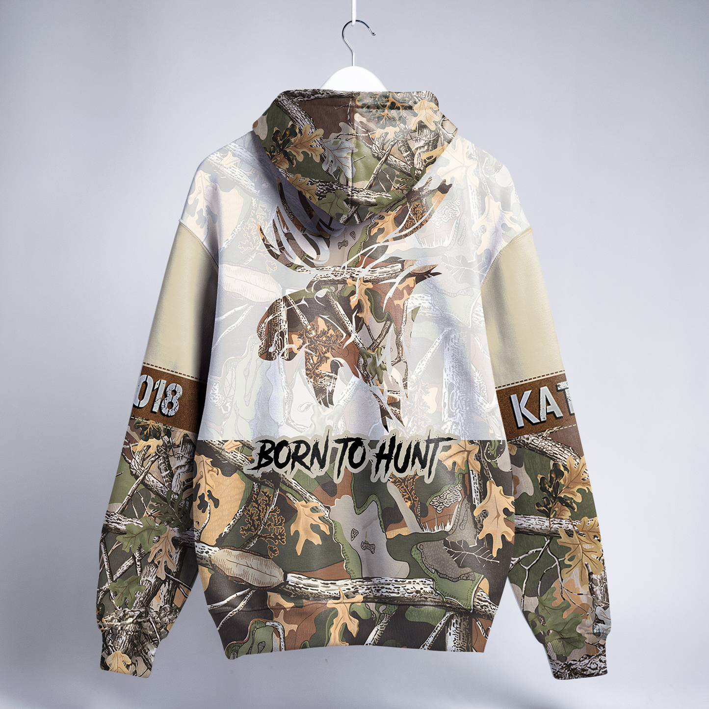 Bull Moose Camo Personalized Hoodie