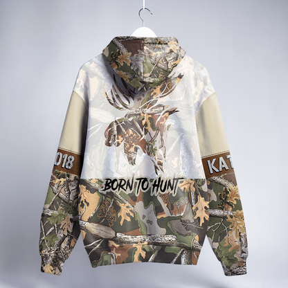 Bull Moose Camo Personalized Hoodie