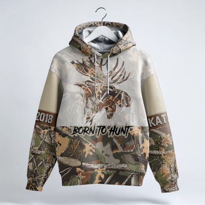 Bull Moose Camo Personalized Hoodie