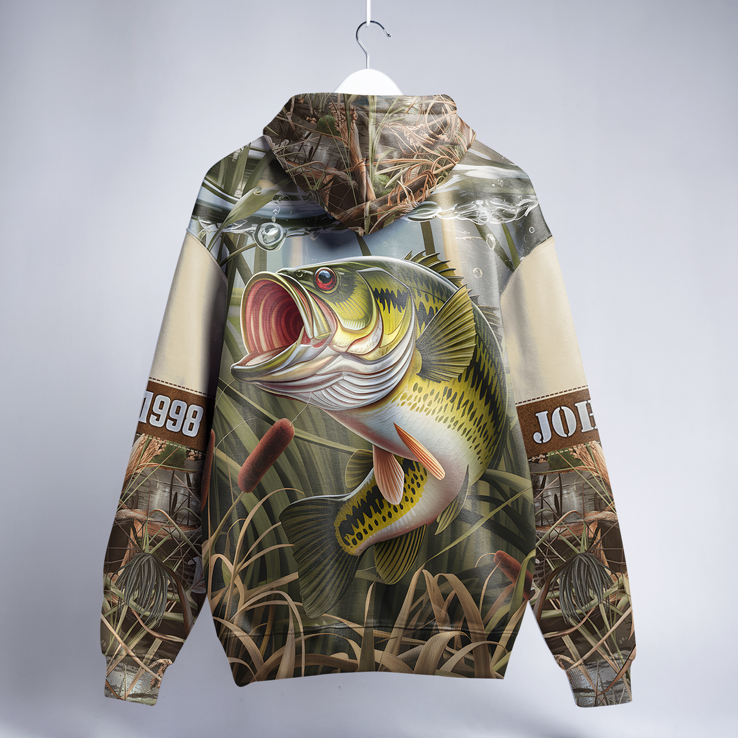 Bass Strike Personalized Hoodie