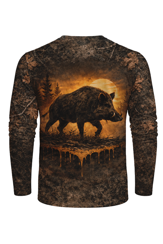 Performance Hunting Long Sleeve - Swamp Boar Dusk - SD1M