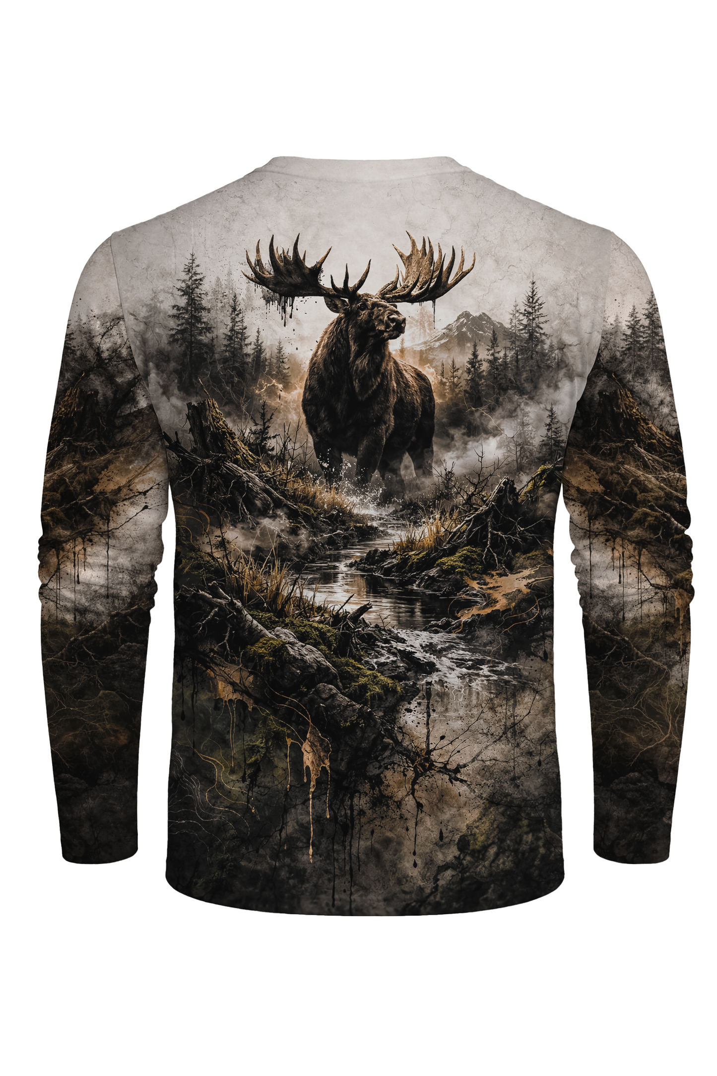 Performance Hunting Long Sleeve - Foggy River Moose - RF1M