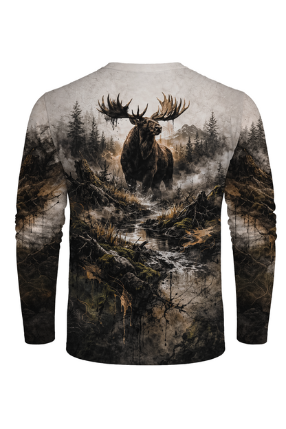 Performance Hunting Long Sleeve - Foggy River Moose - RF1M