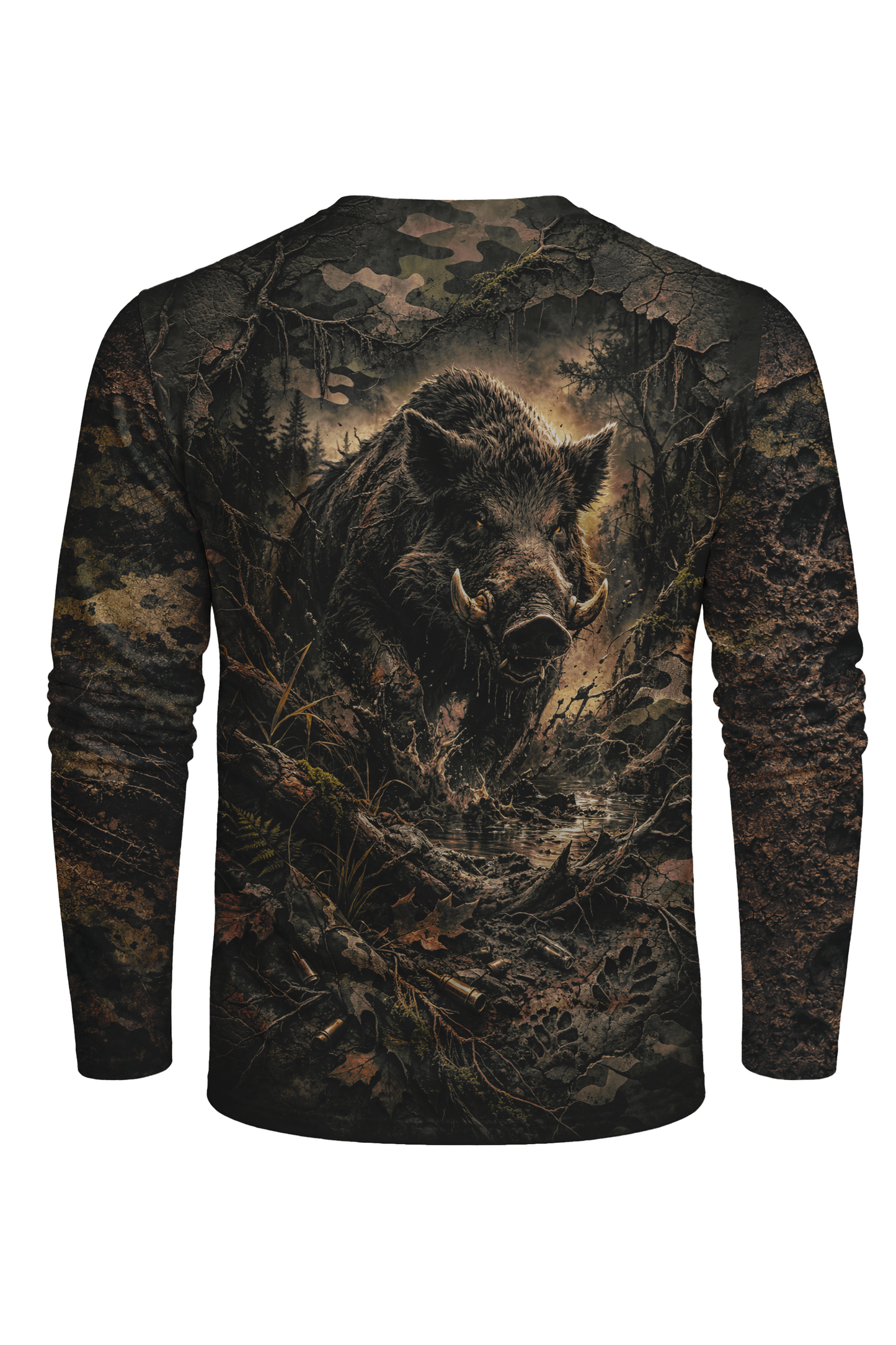 Performance Hunting Long Sleeve - Swamp Boar Fog - SF3M