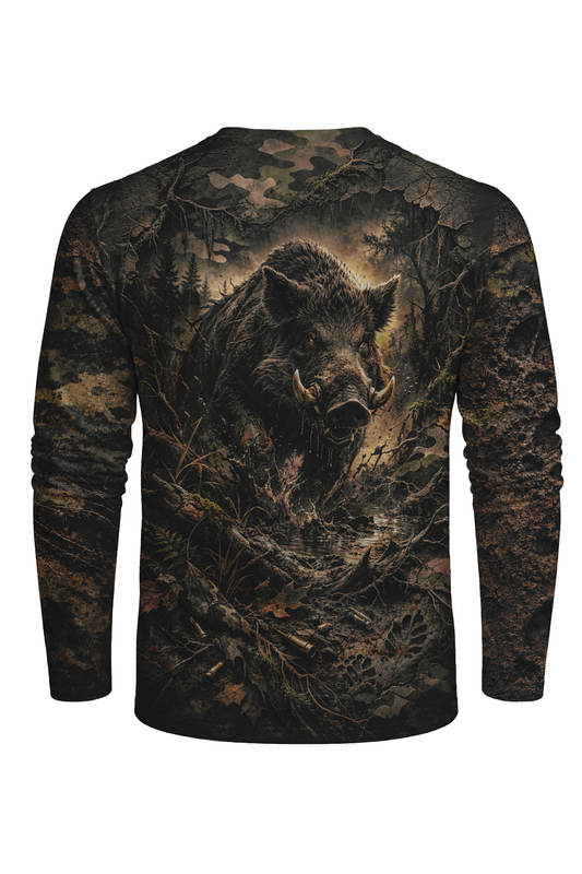 Performance Hunting Long Sleeve - Swamp Boar Fog - SF3M