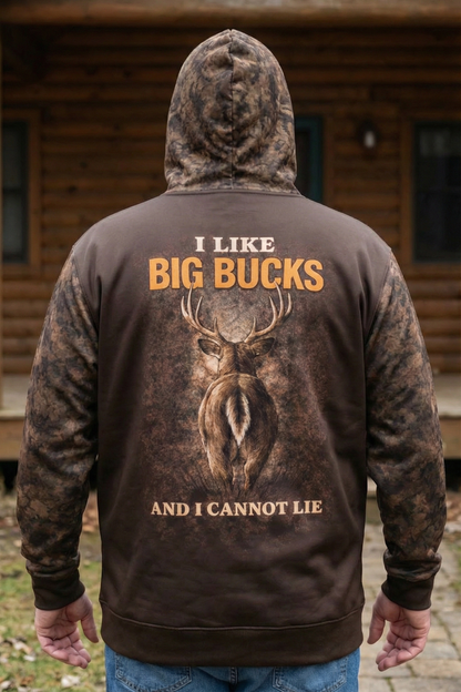 Everyday Hunter Hoodie - I Like Big Bucks – BR4L