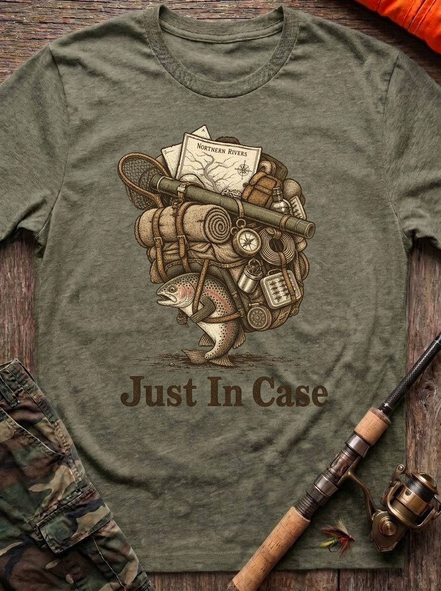 Just In Case Trout Fishing T-Shirt