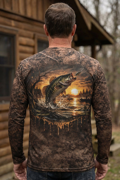 Performance Hunting Long Sleeve - Swamp Bass Dusk - SD8B