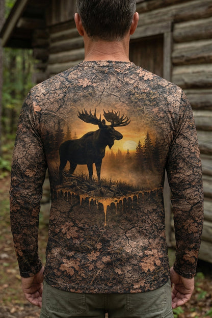 Performance Hunting Long Sleeve - Timber Moose Dusk - TD2B