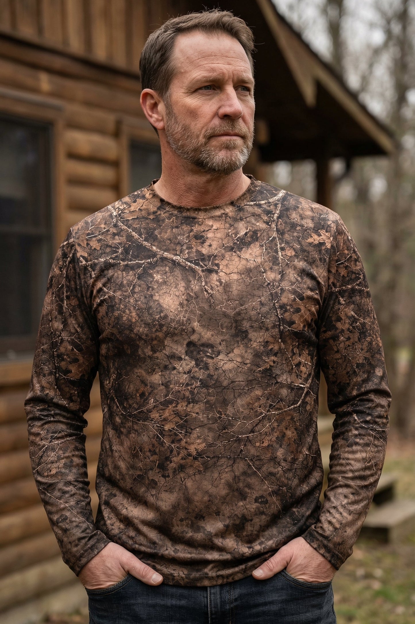 Performance Hunting Long Sleeve - Swamp Bass Dusk - SD8B