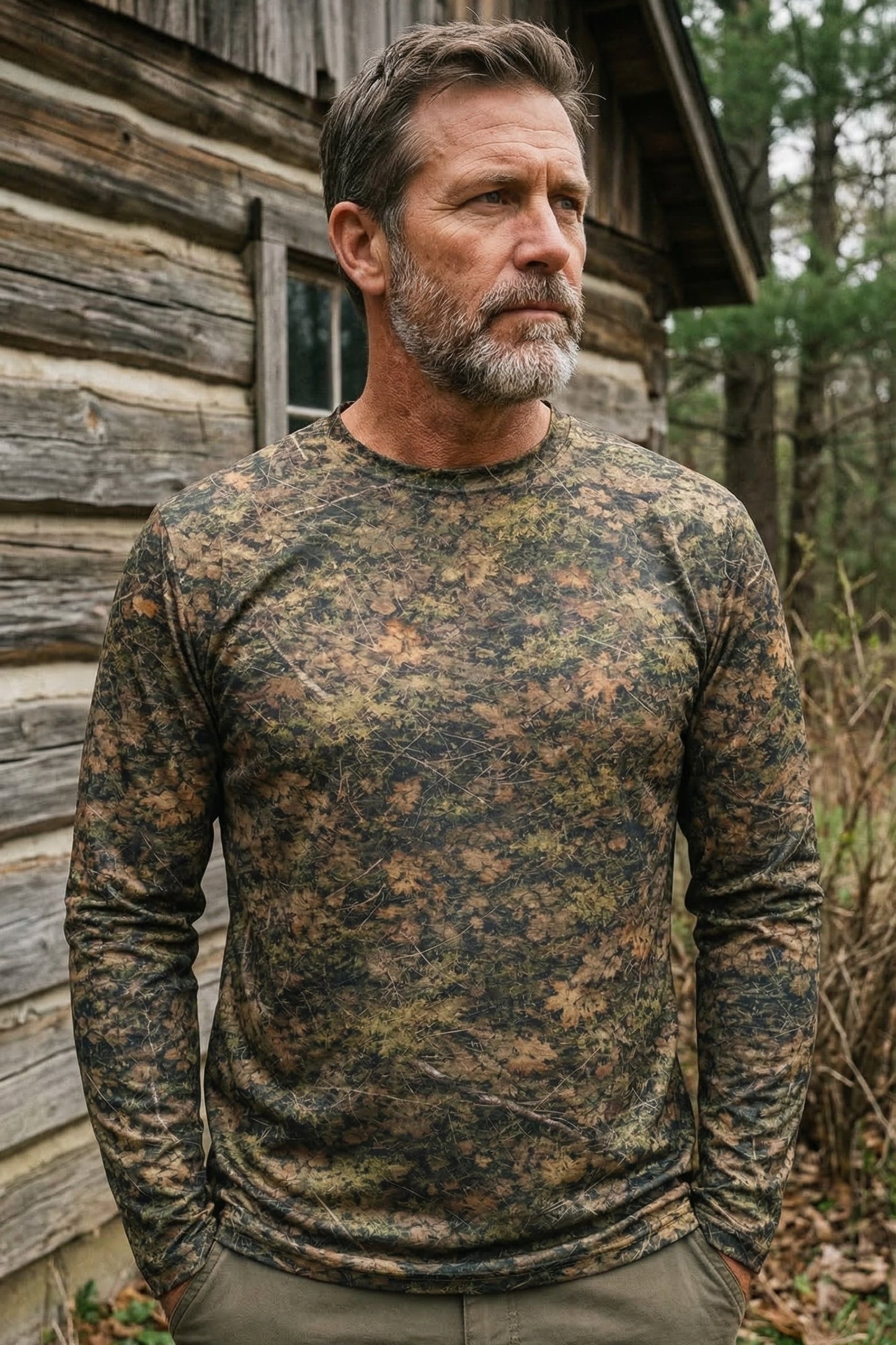 Performance Hunting Long Sleeve - Woodland Boar - WB1T