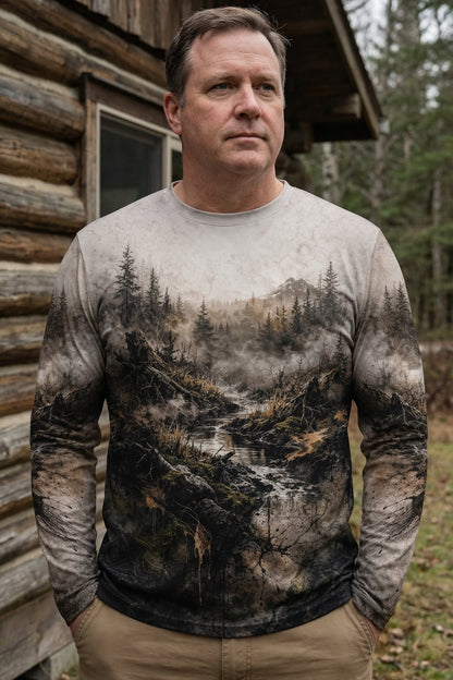 Performance Hunting Long Sleeve - Foggy River Moose - RF1M