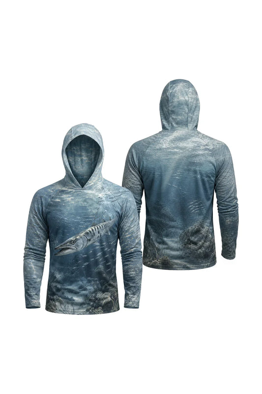 AirLite Fishing Sun Hoodie - Barracuda Shadow Strike - MHL66 image 1