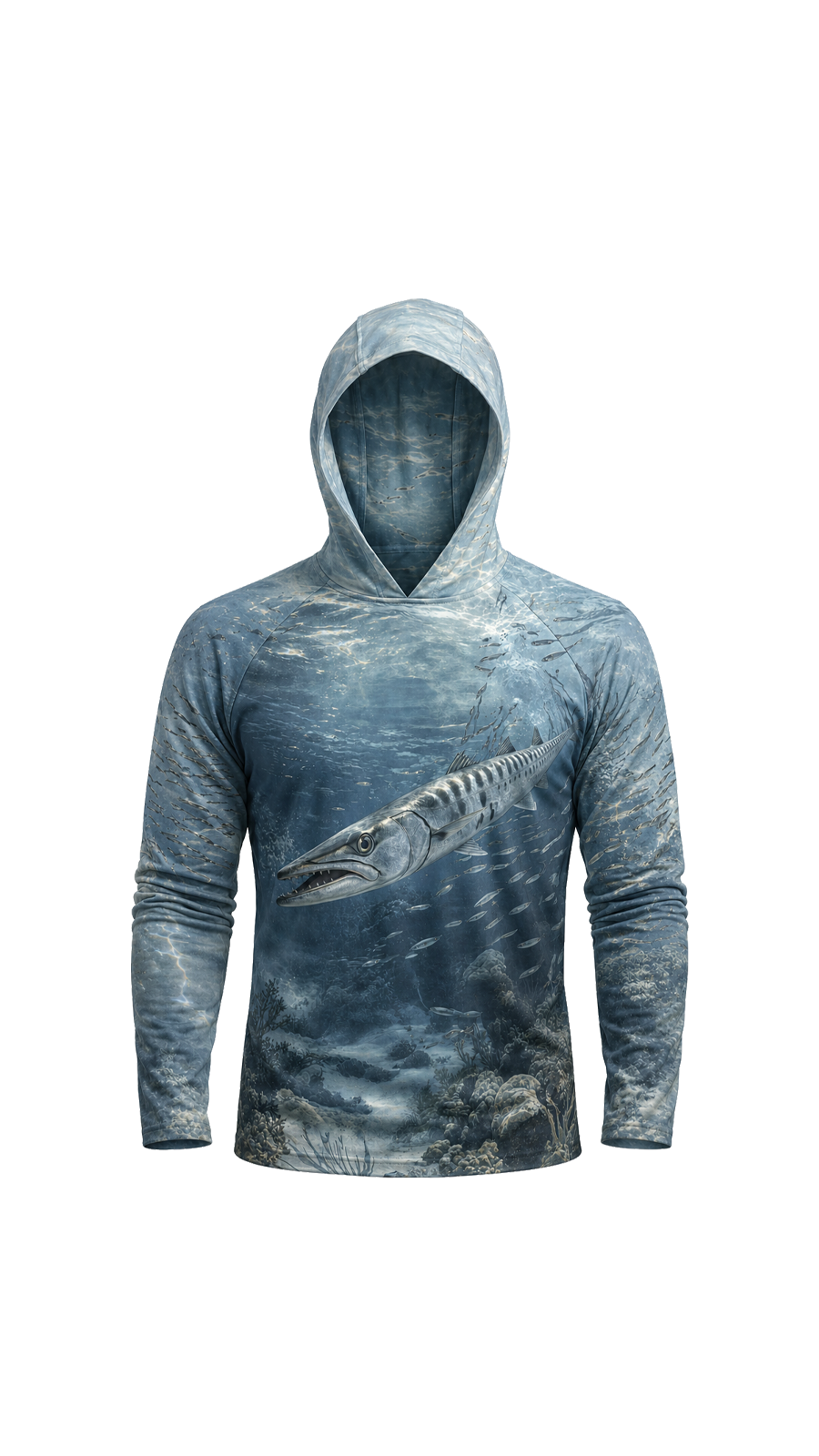 AirLite Fishing Sun Hoodie - Barracuda Shadow Strike - MHL66 image 5