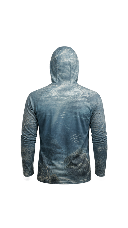 AirLite Fishing Sun Hoodie - Barracuda Shadow Strike - MHL66 image 6