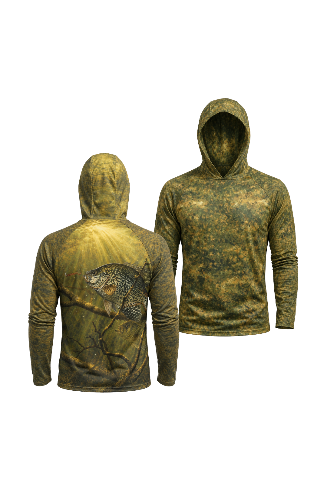 AirLite Fishing Sun Hoodie - Sunlit Timber Crappie - MHL44 image 1