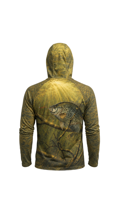 AirLite Fishing Sun Hoodie - Sunlit Timber Crappie - MHL44 image 5