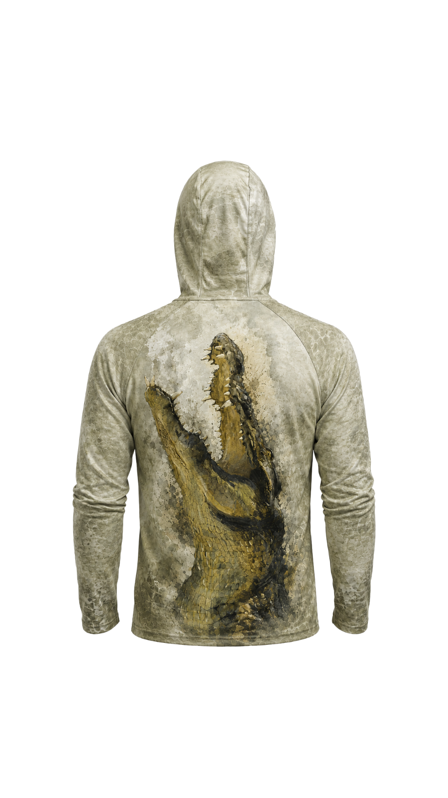 AirLite Fishing Sun Hoodie - Dark Swamp Gator - MHL45 image 5