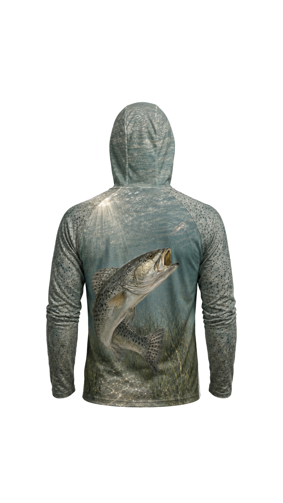 AirLite Fishing Sun Hoodie - Silverline Speckled Trout - MHL42 image 5