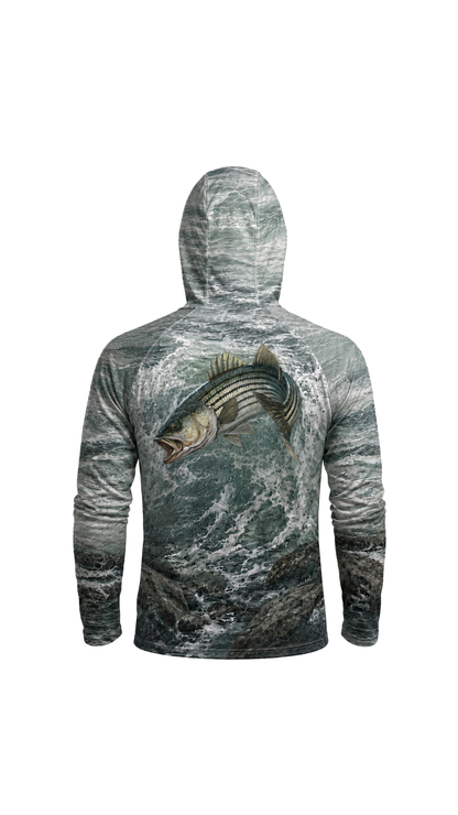 AirLite Fishing Sun Hoodie - Surge Striped Bass - MHL38 image 5