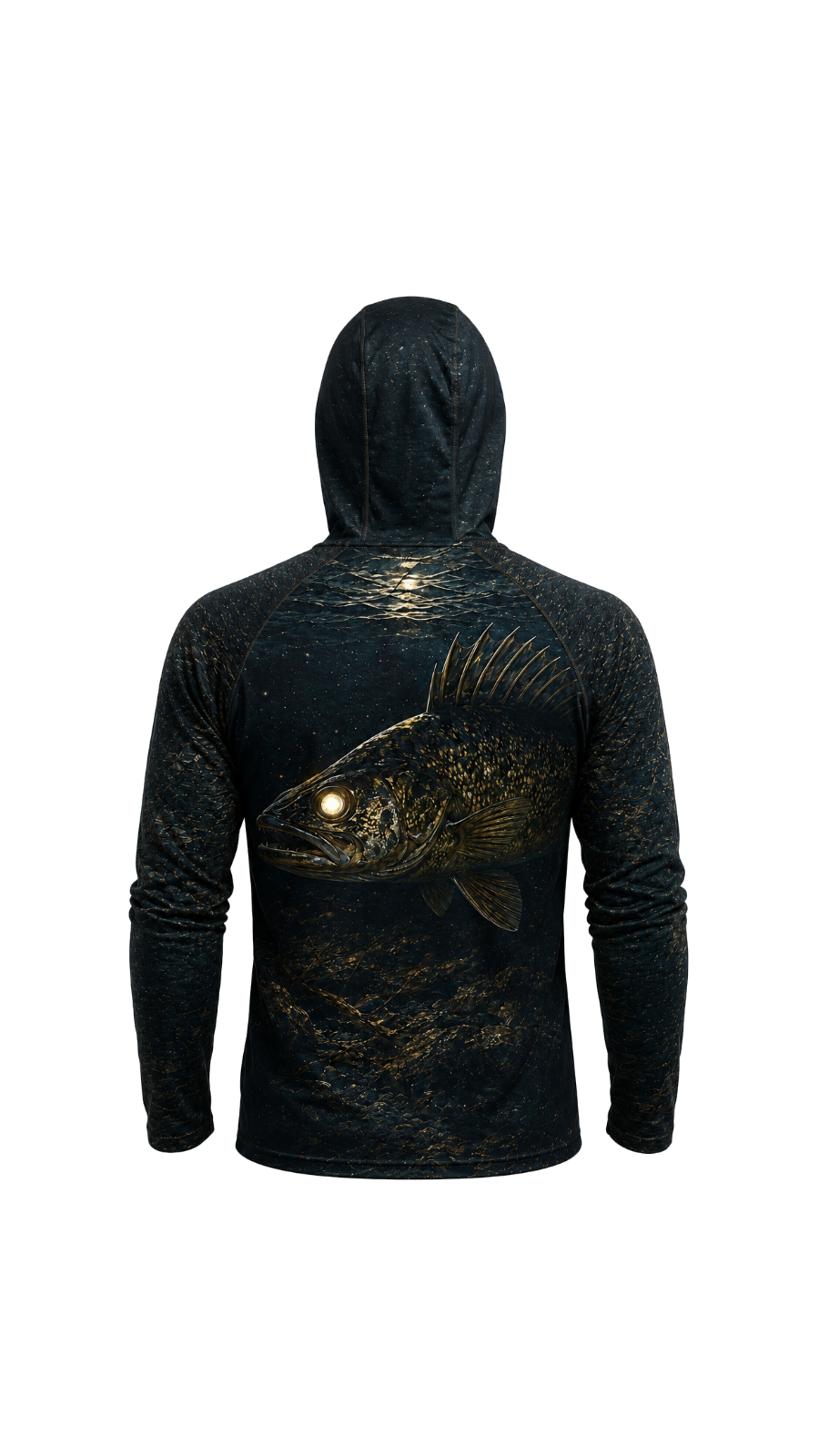AirLite Fishing Sun Hoodie - Nightfall Timber Walleye - MHL40 image 5