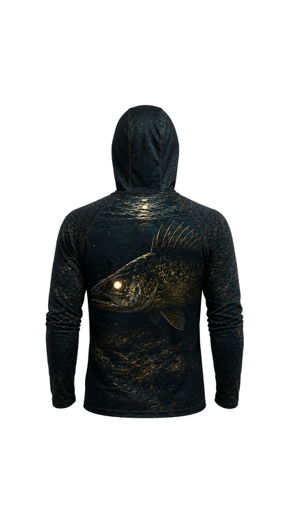 AirLite Fishing Sun Hoodie - Nightfall Timber Walleye - MHL40 image 5