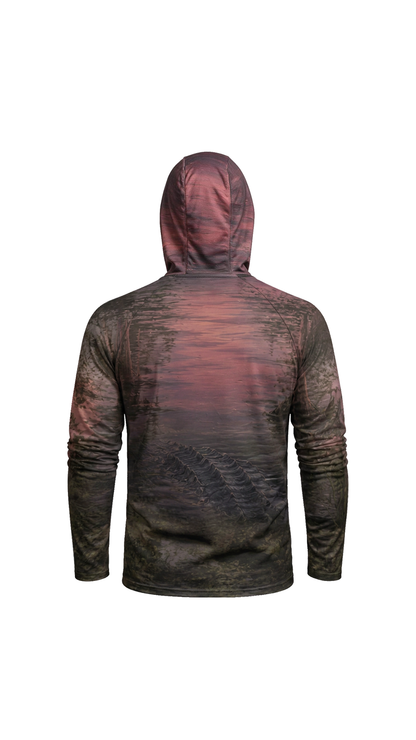 AirLite Fishing Sun Hoodie - Dusk Gator Watch - MHL56 image 6