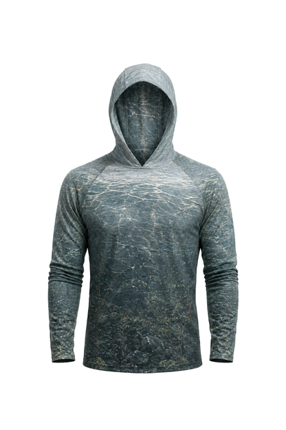 AirLite Fishing Sun Hoodie - Misty Timber Walleye - MHL33 image 6