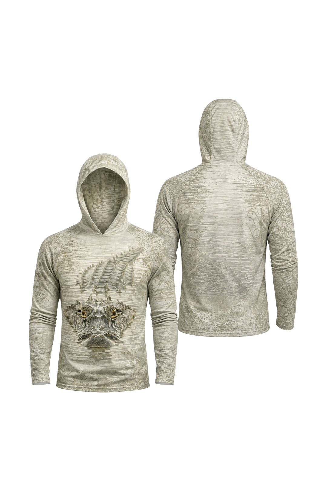 AirLite Fishing Sun Hoodie - Marsh Bone Stalker - MHL51 image 1