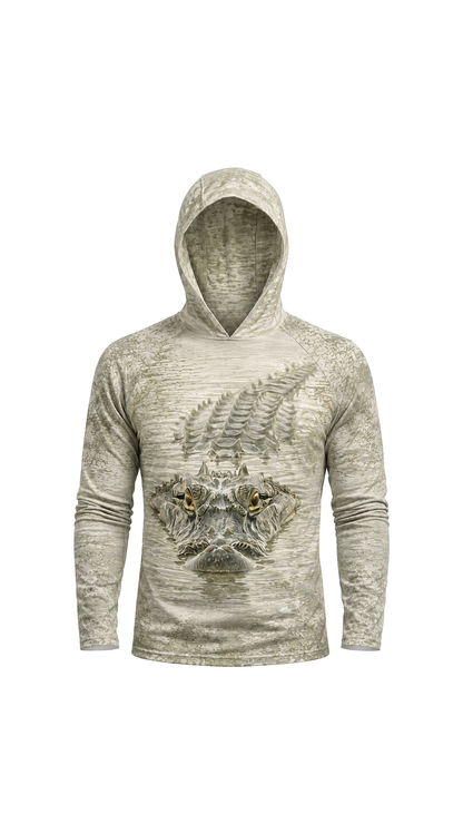 AirLite Fishing Sun Hoodie - Marsh Bone Stalker - MHL51 image 5