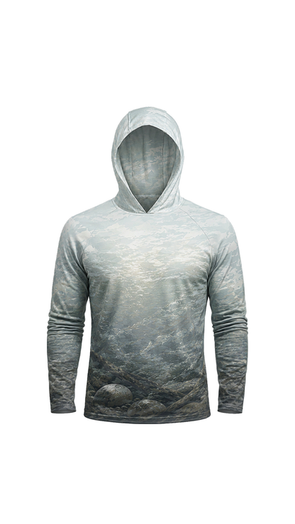 AirLite Fishing Sun Hoodie - River Walleye Strike - MHL53 image 6