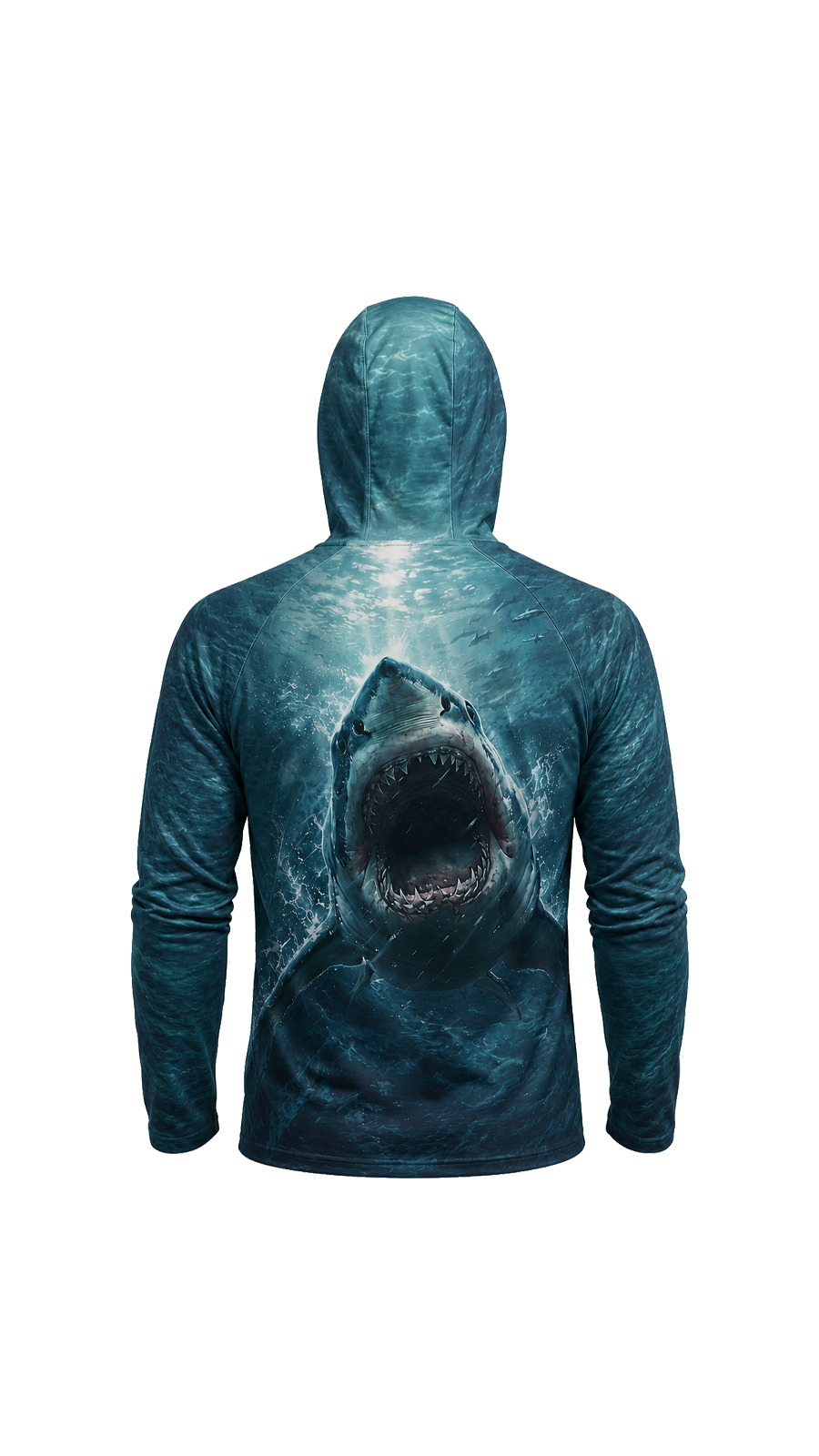 AirLite Fishing Sun Hoodie - Great White Drift - MHL61 image 5