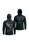 AirLite Fishing Sun Hoodie - Midnight Splash Striper - MHL54 image 1
