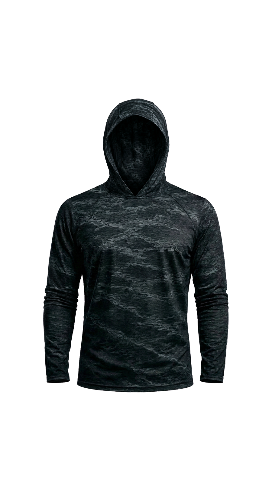 AirLite Fishing Sun Hoodie - Midnight Splash Striper - MHL54 image 6